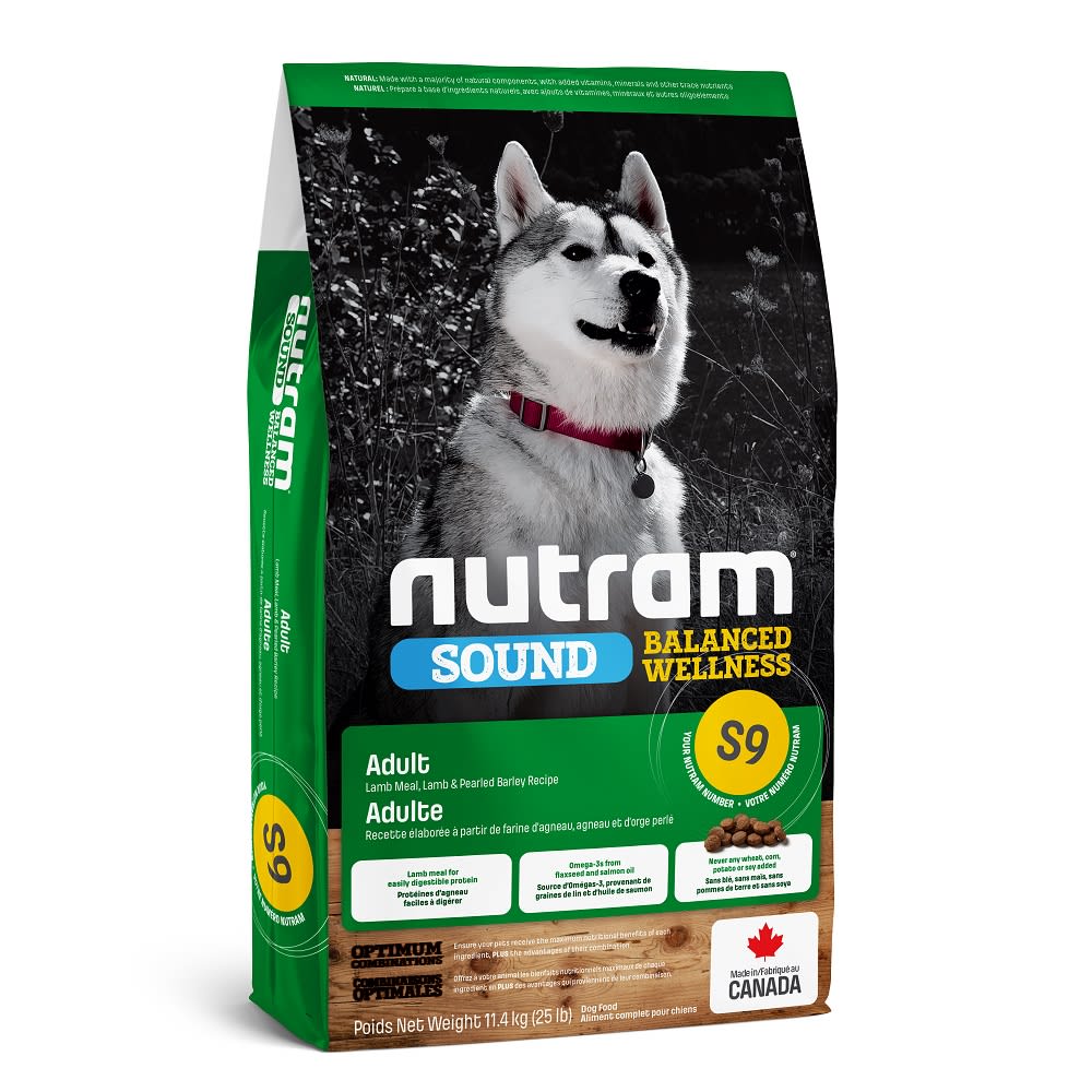 S9 NUTRAM SOUND LAMB ADULT DOG 11.4kg1