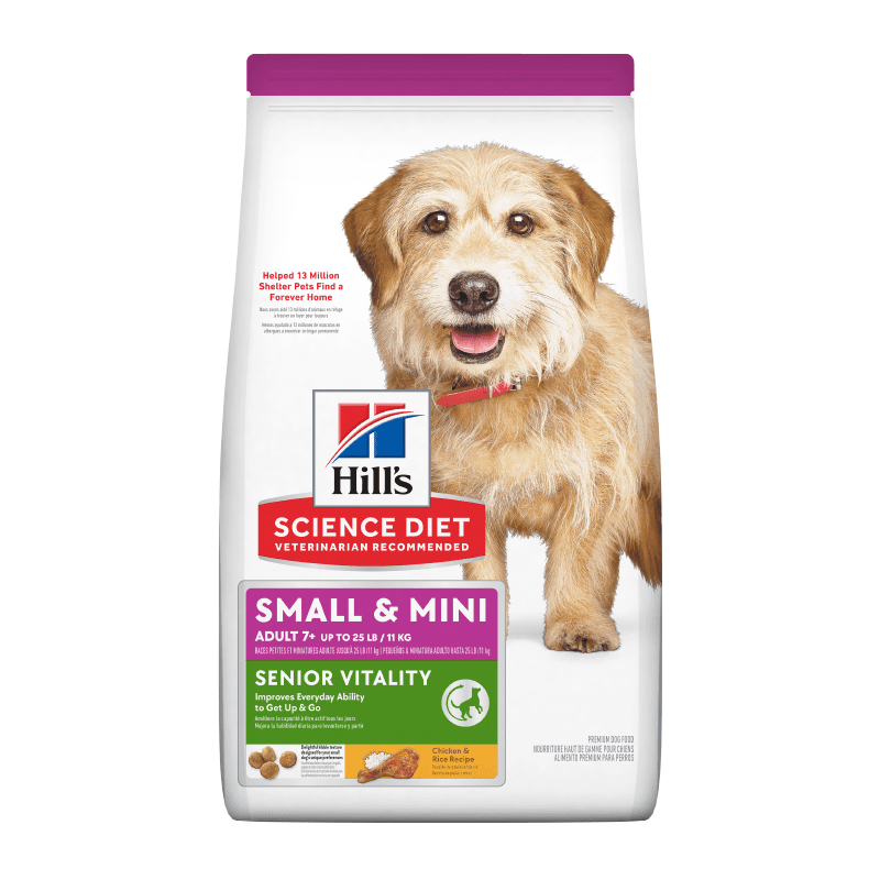 Hills SD Canine Adult 7+ Small & Mini Senior Vitality 1.58 Kg1