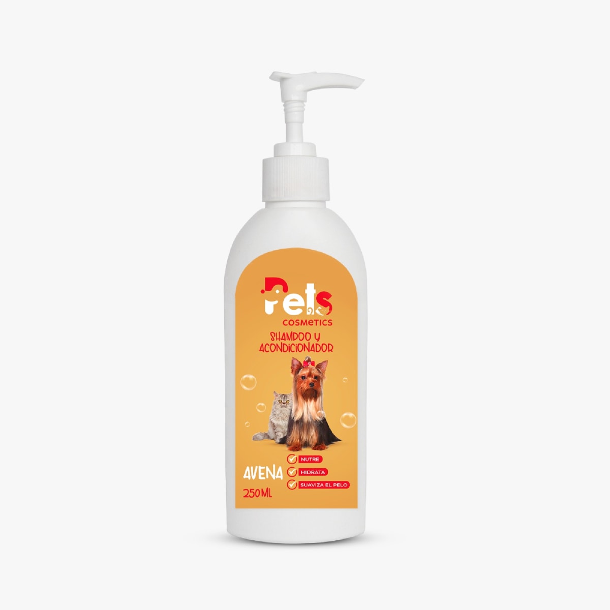 Shampoo y Acondicionador Pets Cosmetic con Avena - 250ml1