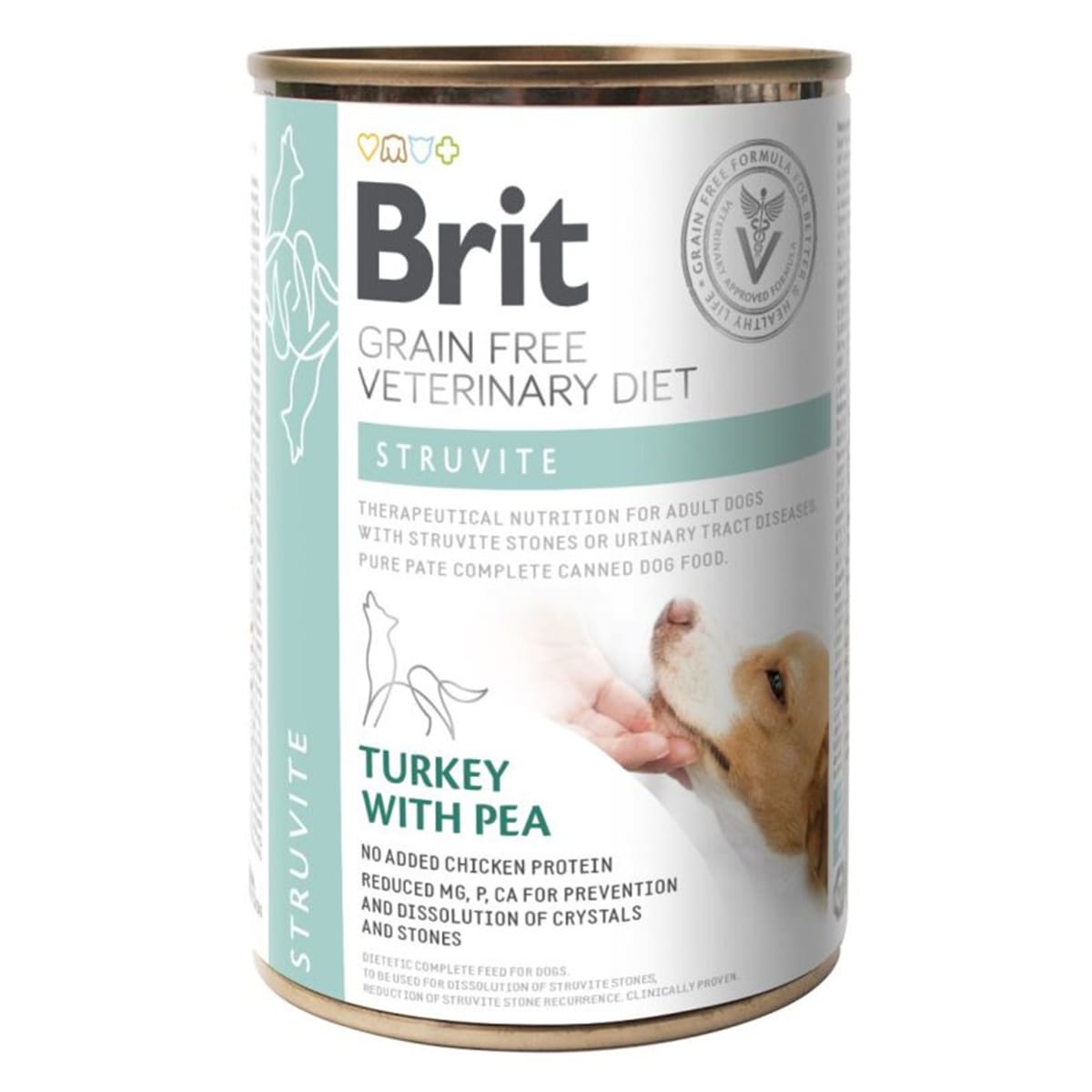 BRIT GF VET DIET DOG STRUVITE 400gr (Lata)1