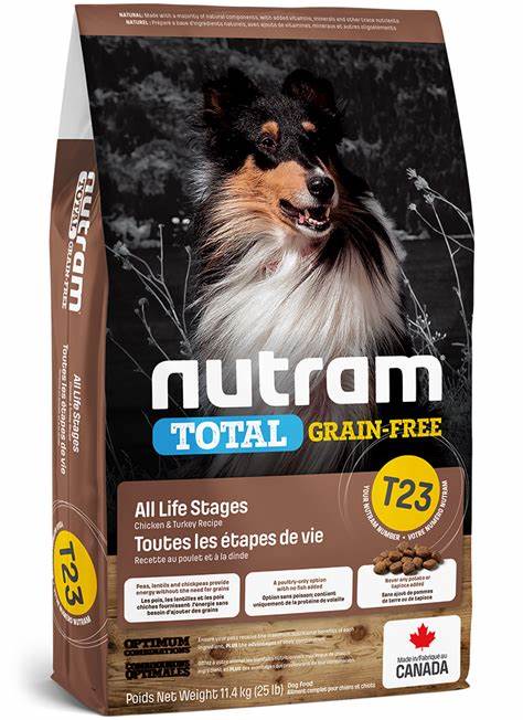 T23 NUTRAM TOTAL GRAIN FREE - TURKEY CHICKEN & DUCK DOG 11.4kg1