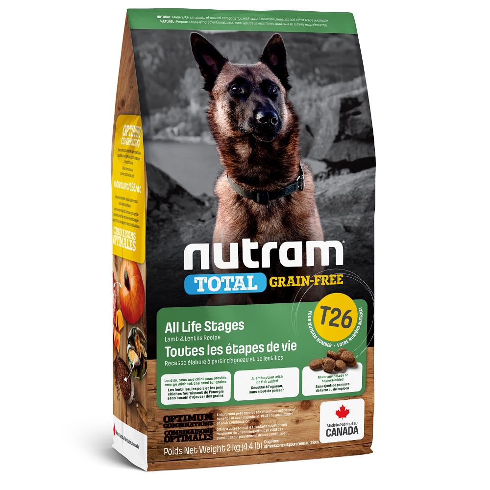 T26 NUTRAM TOTAL GRAIN FREE - ALLERGY LAMB DOG 2kg1