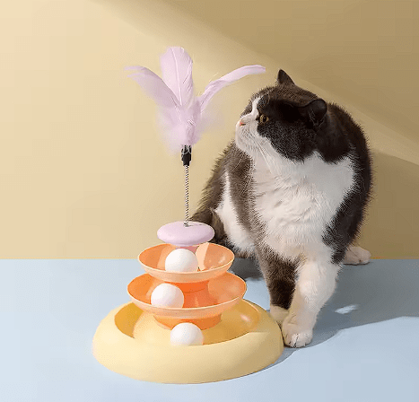 Torre Pluma - Juguete para gato1