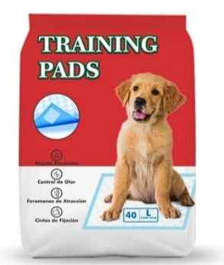 Training Pads - Pañales de piso (60x60cm) con cinta adhesiva Talla L - 40und2