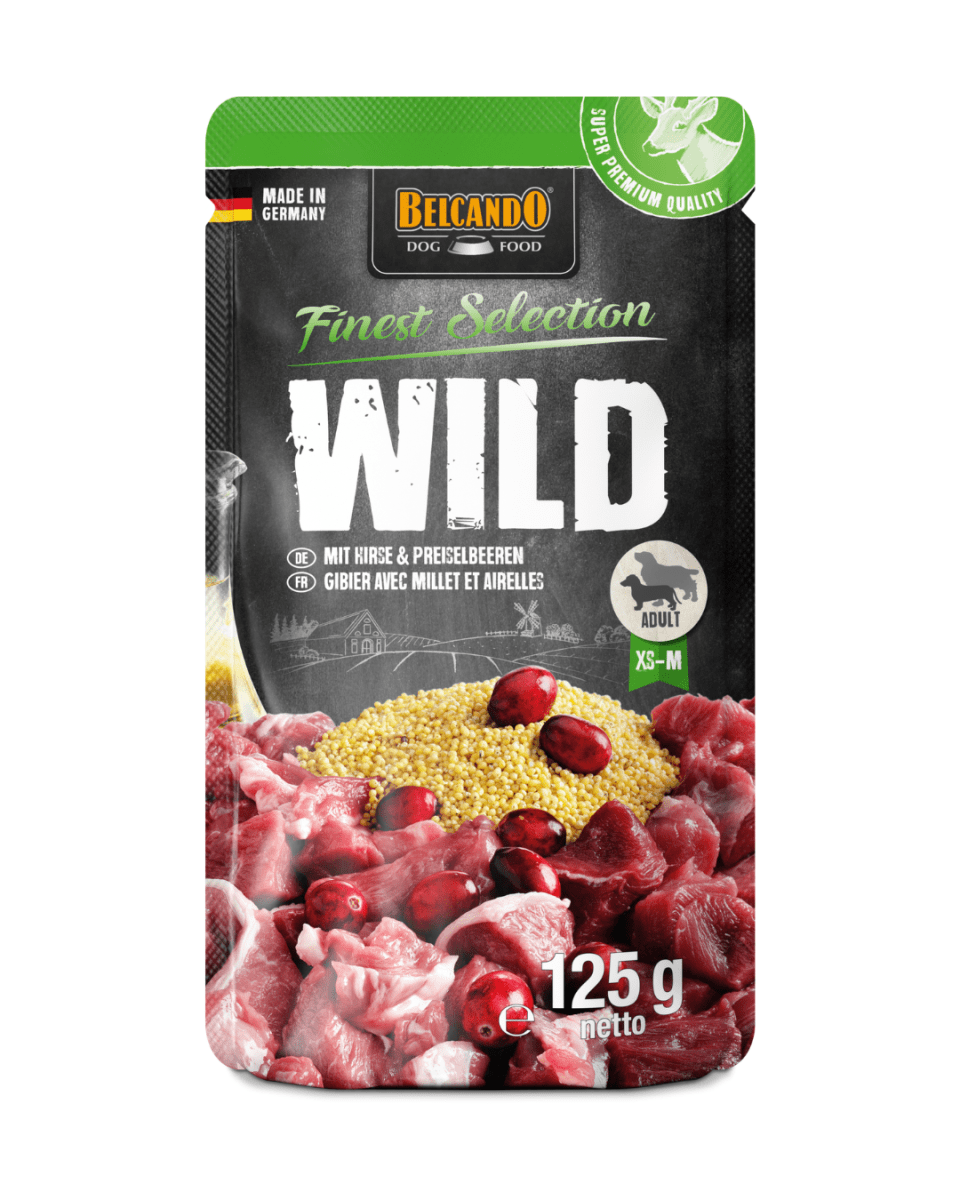 Belcando Venado con mijo y arándanos 125 gr1