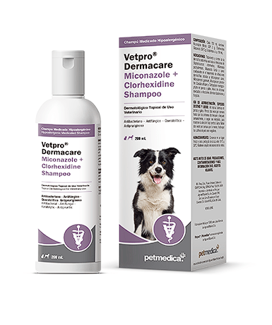 Vetpro Dermacare Miconazole + Chlorhexidine – Shampoo 200ml1