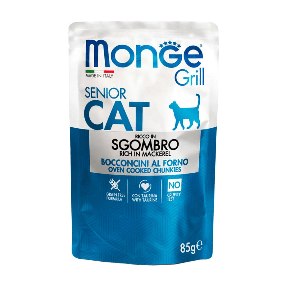 Monge Feline Grill Senior Caballa 85gr1