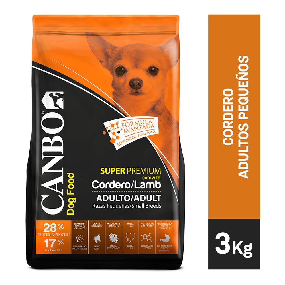 Canbo Adulto Super Premium con Cordero - Razas Pequeñas 3kg1