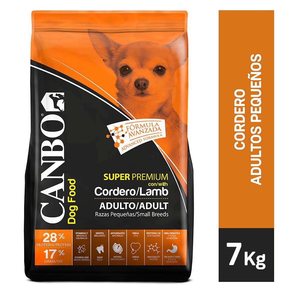 Canbo Adulto Super Premium con Cordero - Razas Pequeñas 7kg1