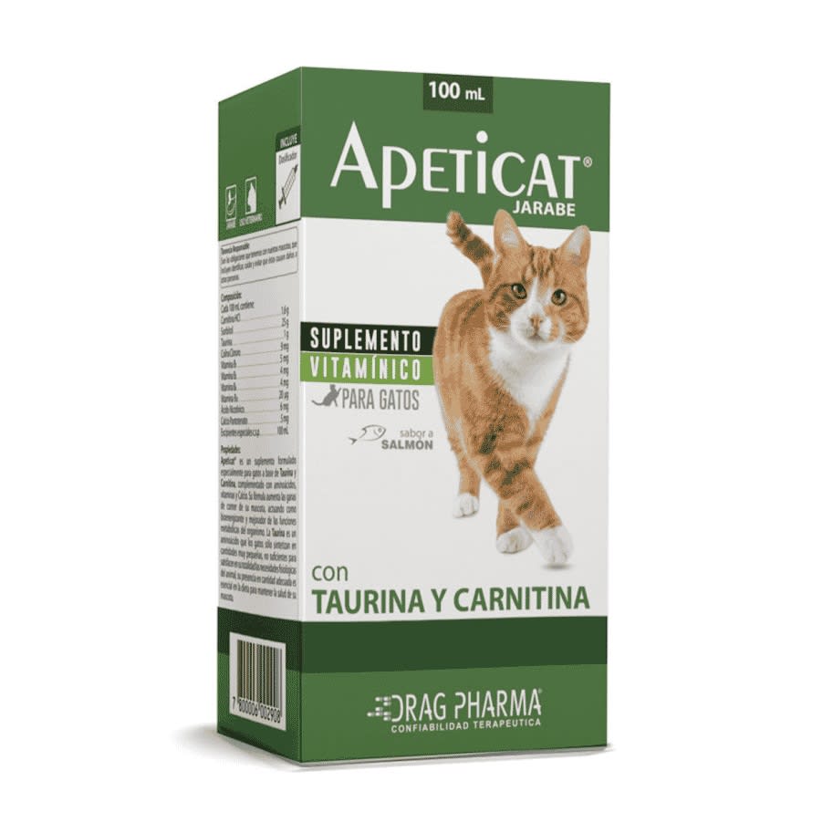 Apeticat Jarabe 100ml (Suplemento vitamínico para Gatos)1