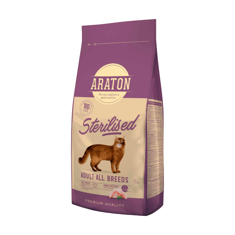 Araton Cat Adult All Breed Sterilized 15kg1