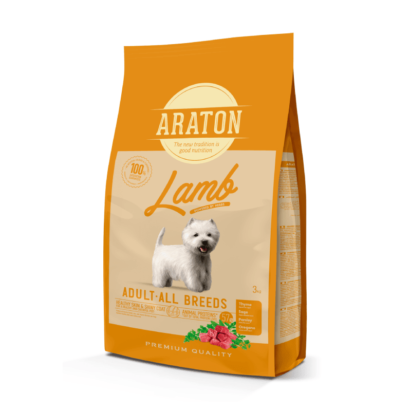 Araton Dog Adulto All Breed Cordero 3kg1