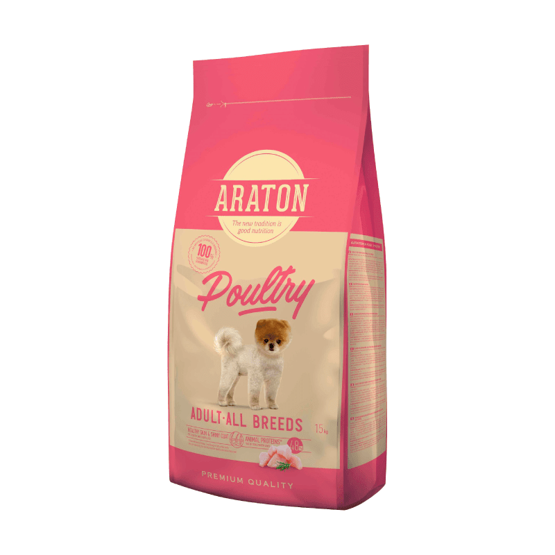 Araton Dog Adulto Poultry All Breeds 15kg1