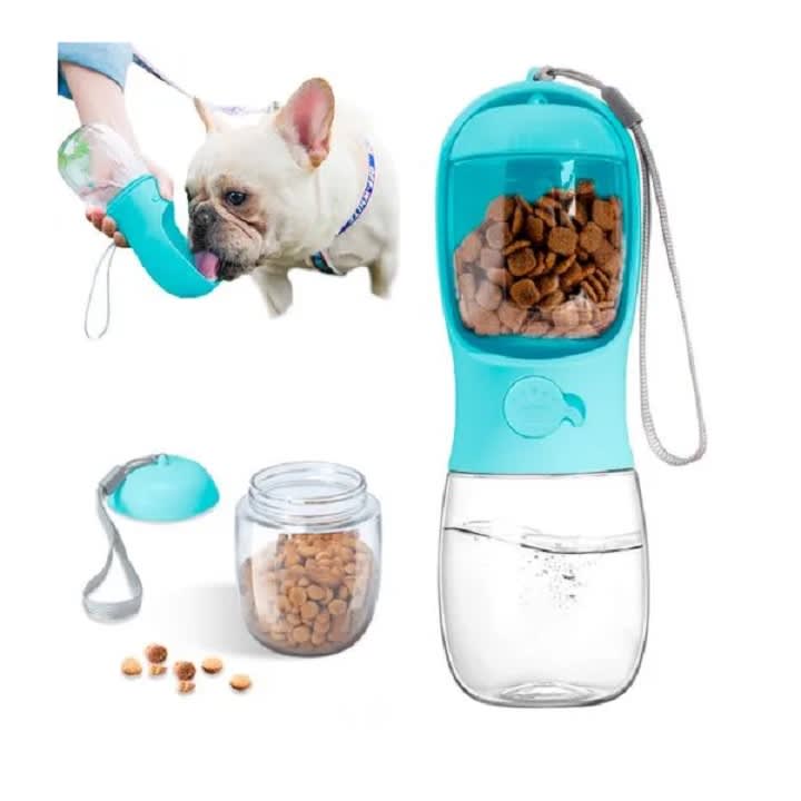 Bebedero portatil para agua + Comida (2 en 1)1