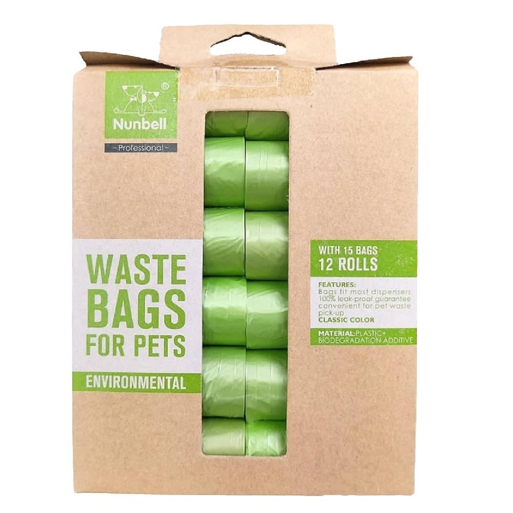 Bolsita para Excretas Biodegradable Nunbell 12 rollos1