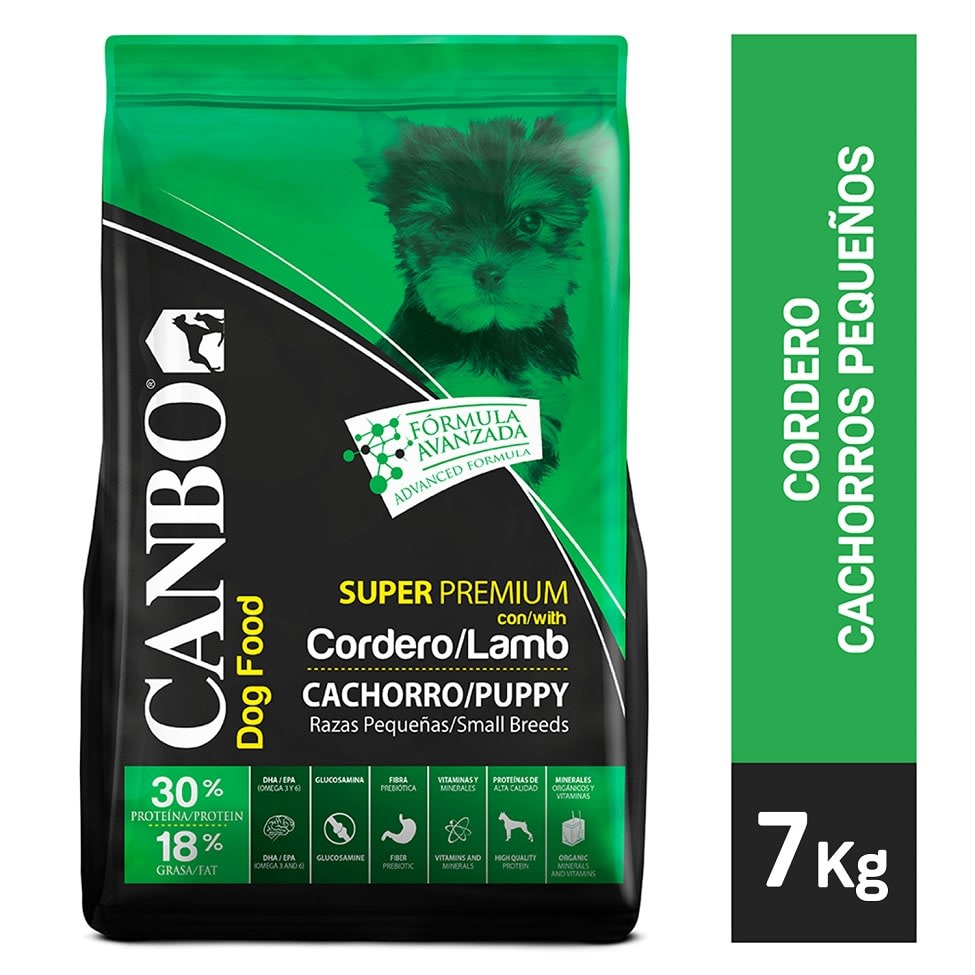 Canbo Cachorro Super Premiun Cordero Razas Pequeñas 7kg1