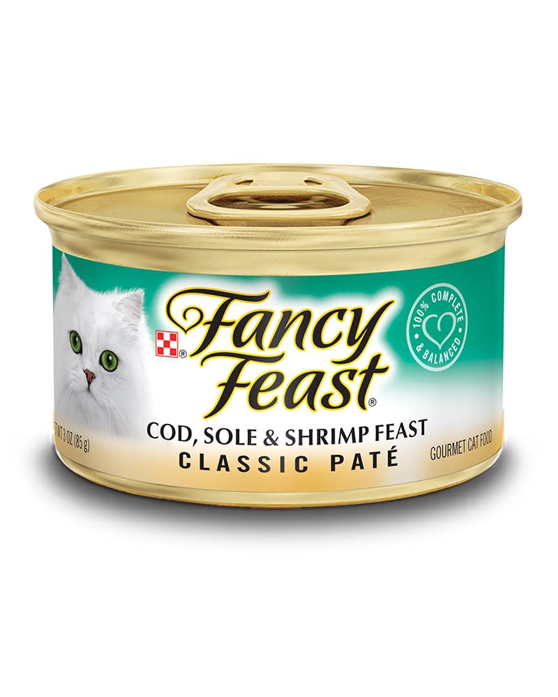 Fancy Feast Paté Pescado y Camarón 85gr1