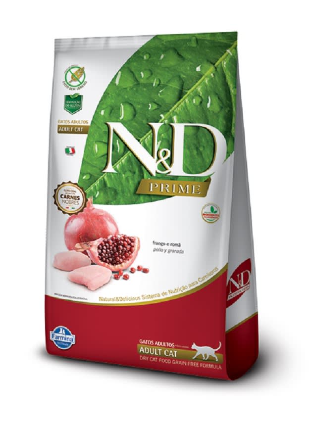 N&D Prime gato adulto de pollo y granada 7.5kg1