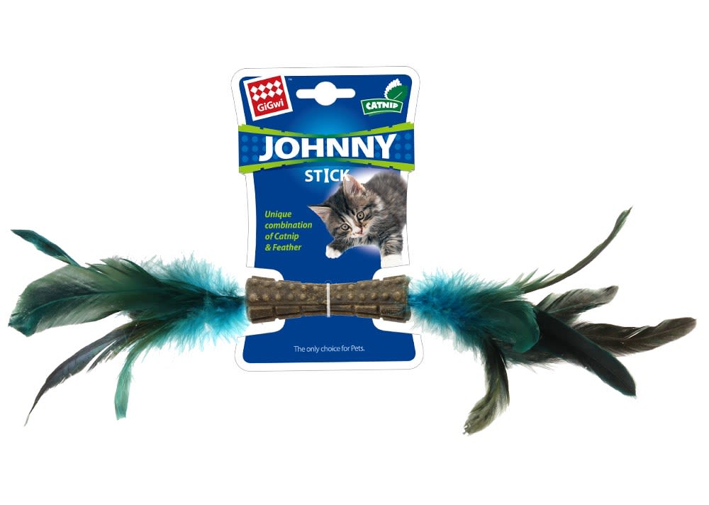 GIGWI Catnip Johnny Stick w/double1
