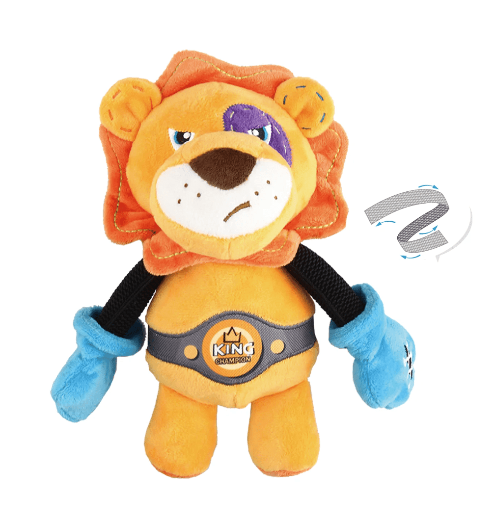 GIGWI ROCK ZOO LEÓN - PELUCHE JALADOR CON SONIDO2