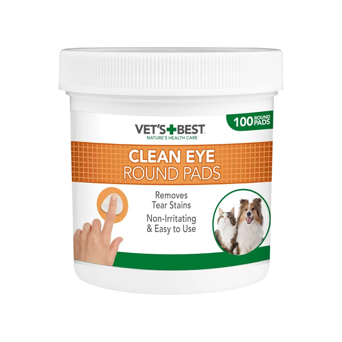 VET´S BEST CLEAN EYE ROUND PADS (100 pads)1