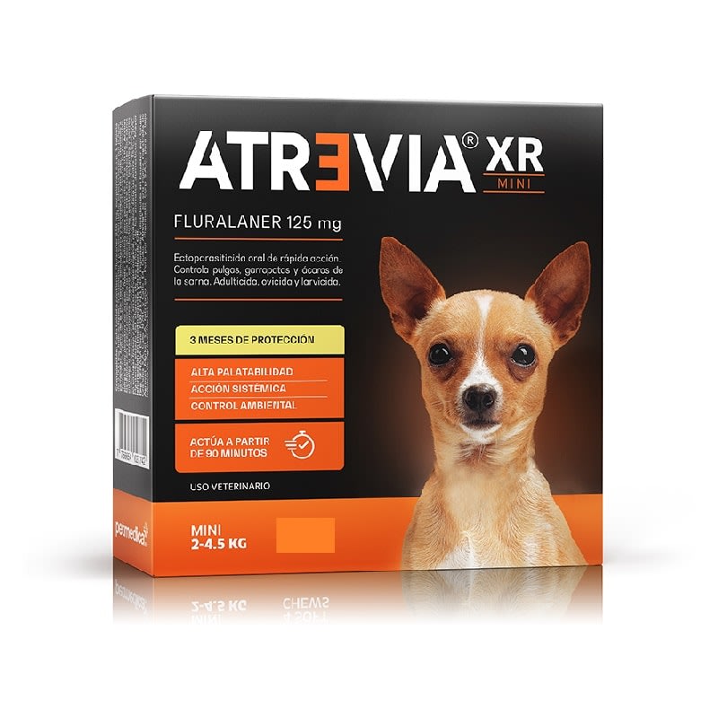 Atrevia Promo Antipulgas XR Mini de 2 a 4.5kg1