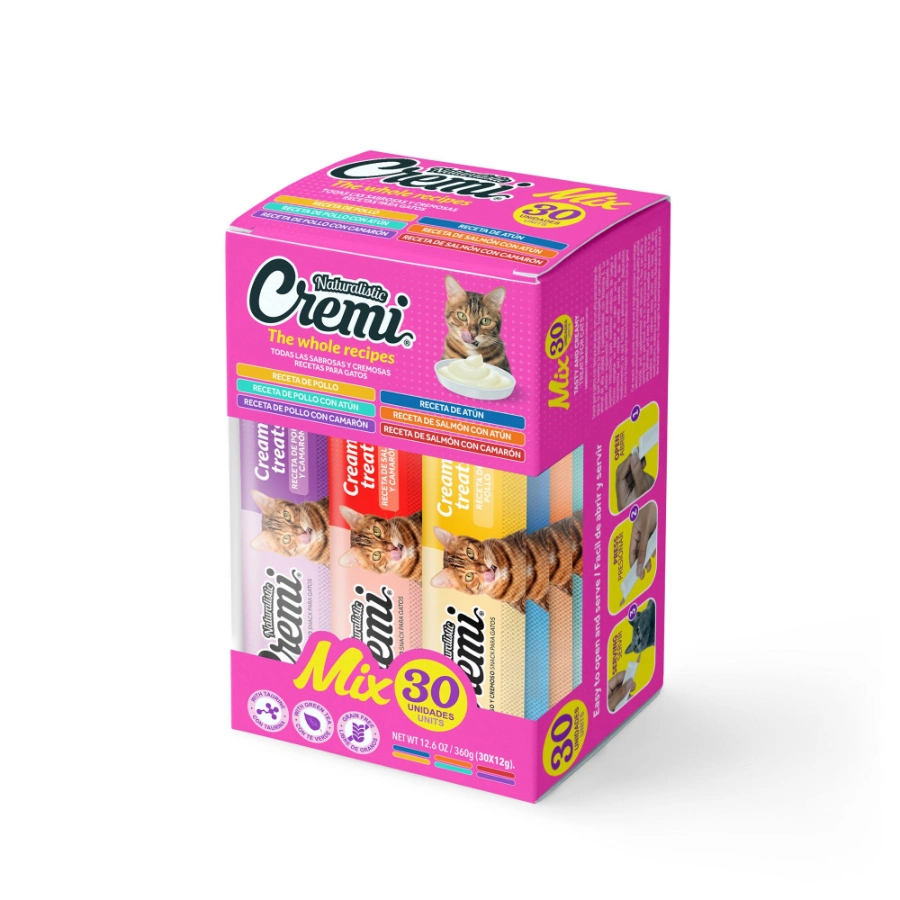 Naturalistic Cremi Box Variety Mix - 30 unidades1