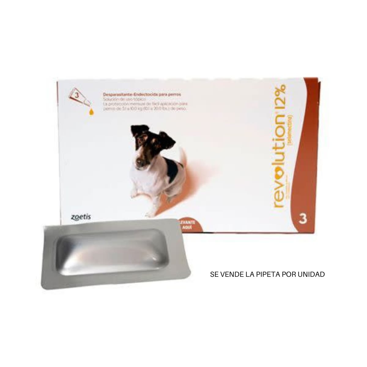 REVOLUTION 12% (CAFÉ) PARA PERROS DE 5.1kg A 10kg (01 pipeta)1