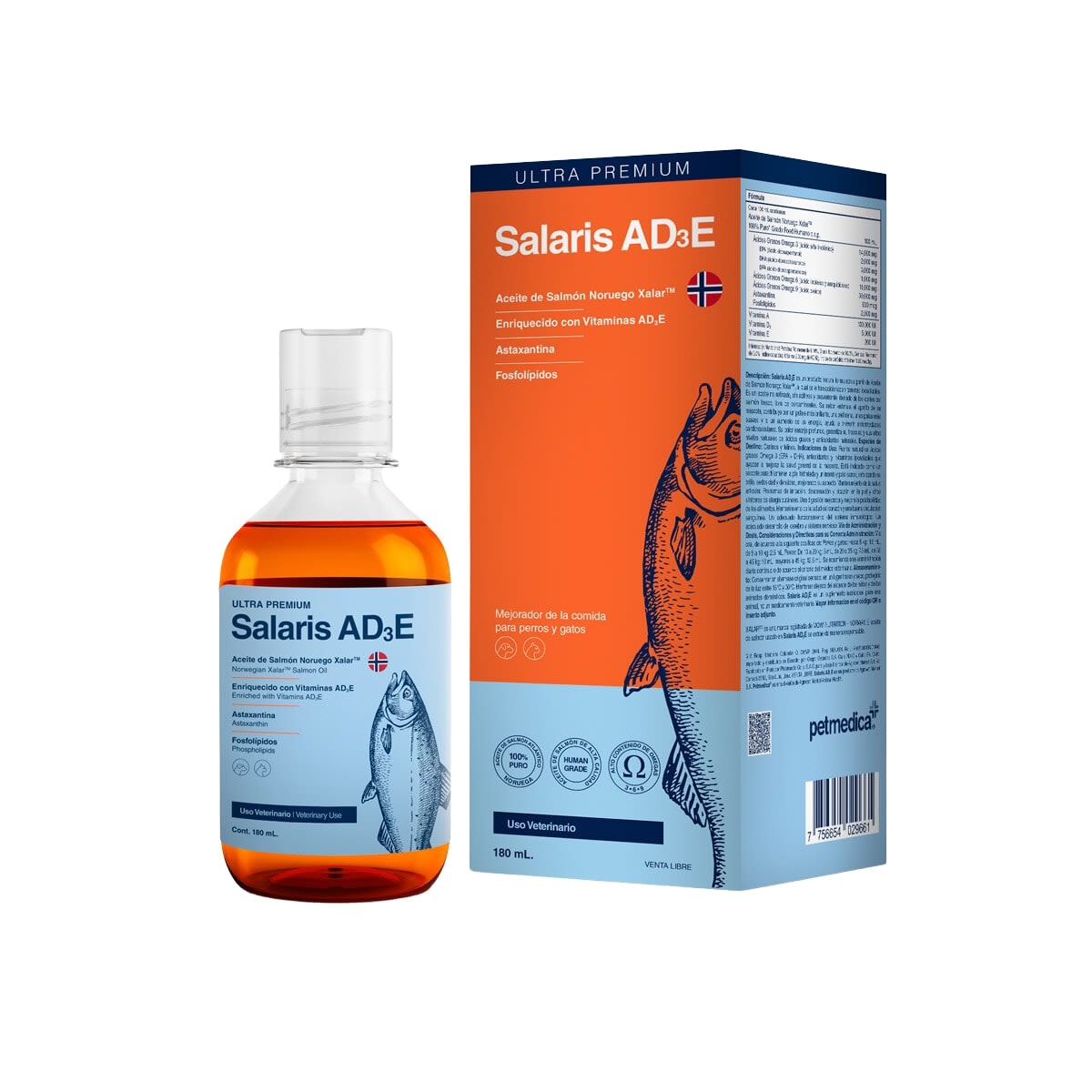 Salaris AD3E - Aceite de Salmón Noruego - 180ml1