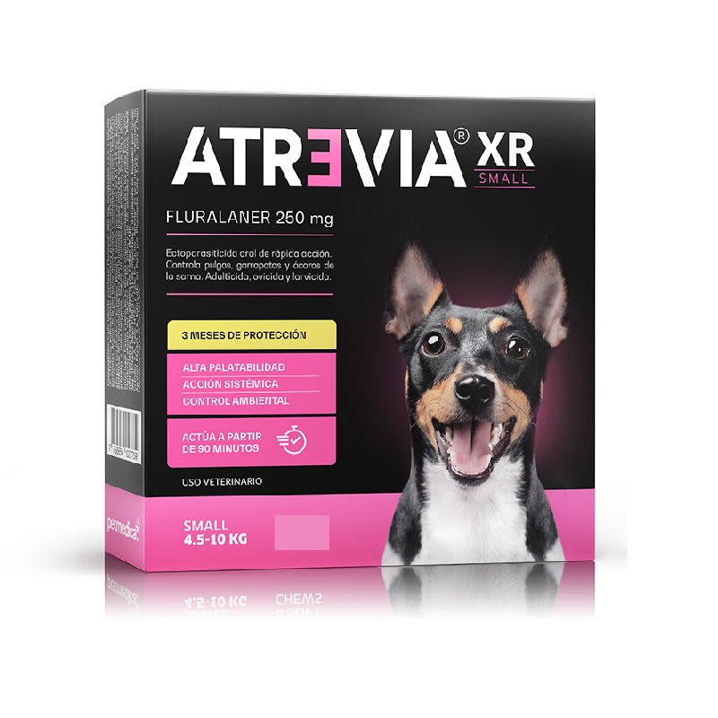 Atrevia Promo Antipulgas XR Small de 4.5 a 10kg1