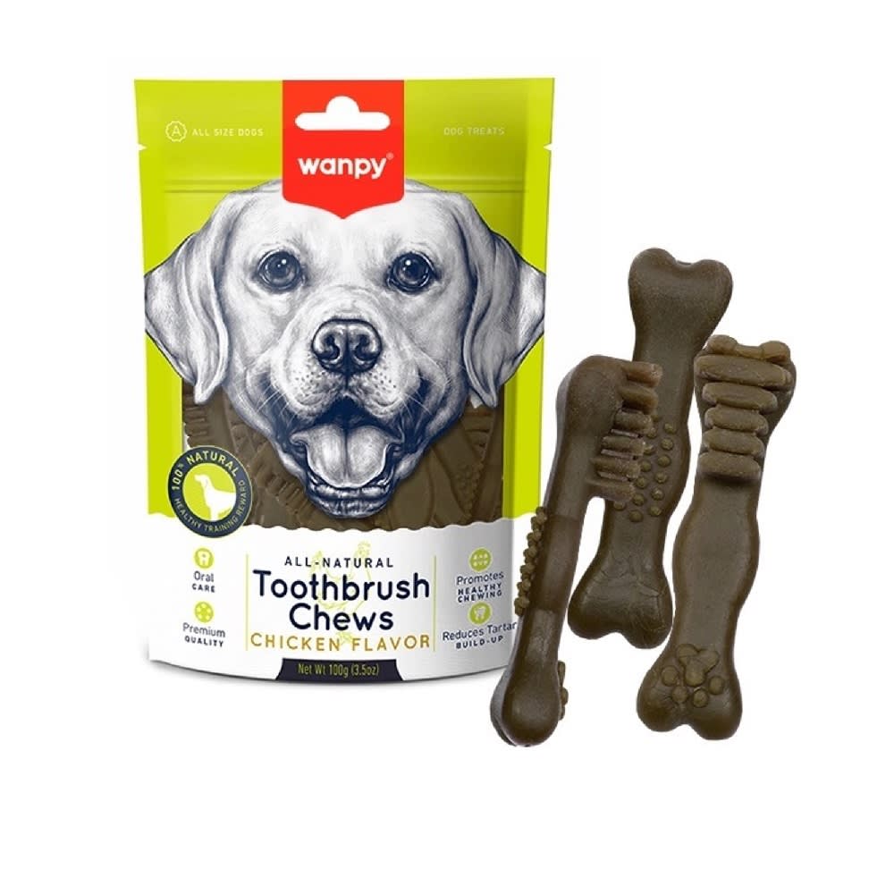 Wanpy Snacks Dog Toothbrush (beef) 100 gr1