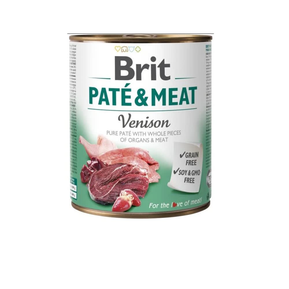 Brit Pate & Meat Venison 800gr1