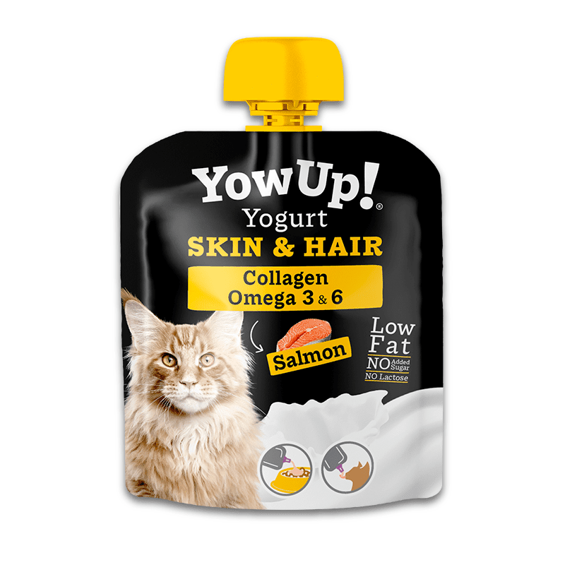 YowUp Yogurt Skin & Hair para gatos 85gr - Salmón1