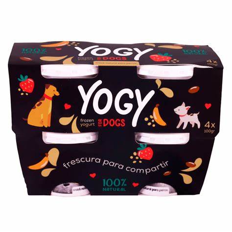 Barker Yogy Helado de Yogurt para Perro Fresa y Plátano Pack 4 und x 100Gr1