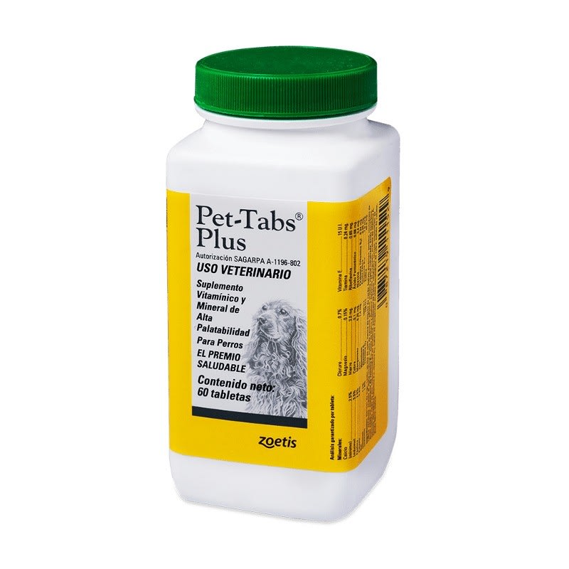 Pet - Tabs Plus frasco 60 tabletas1