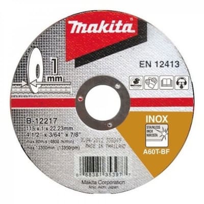 Disco Abrasivo 115 x 1.0 x 22.23 mm B-12217 Makita1