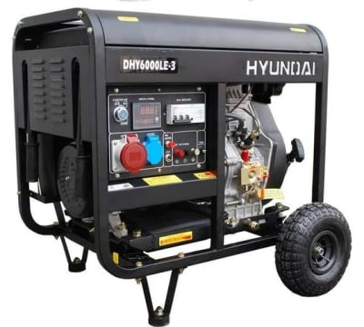 Generador diesel trifasico 5.0KW DHY6000LE3 220v Hyundai1