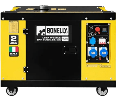 GENERADOR DIESEL SILENCIOSO 6KW BNK- 9000S.T3/220 BONELLY1