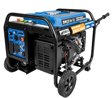 GENERADOR GASOLINERO INVERTER 3KW MONOF. 220V HIDROLAVADORA A PRESIÓN 1800PSI/124BAR BN(2IN1)BONELLY1