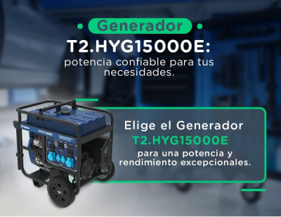 Generador a Gasolina 10KW HYG15000E Hyundai1
