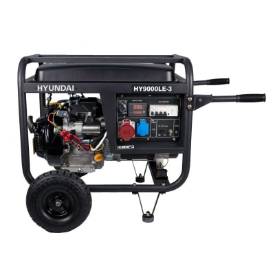 Generador a gasolina trifasico 6.6kw HY9000LE3 380v Hyundai1