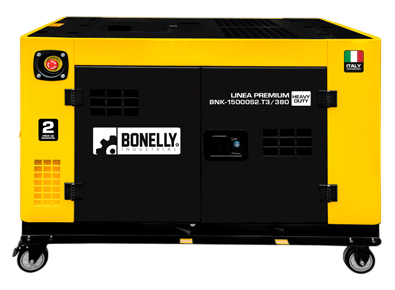 GENERADOR DIESEL SILENCIOSO BNK-15000S2.T3/380 TRIFASICO 380V 10.5KW BONELLY1