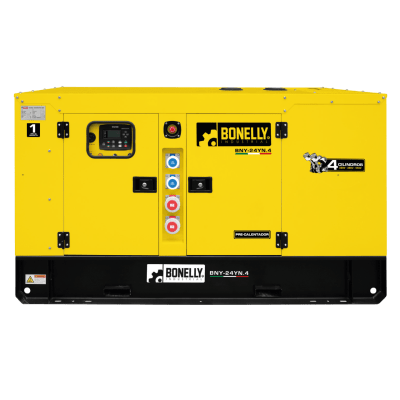GRUPO ELECTRÓGENO DIESEL BNY-24YN.4 TRIFÁSICO 220/380/440V 60HZ 24KW  BONELLY3