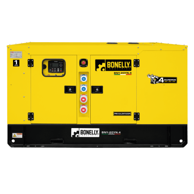 GRUPO ELECTRÓGENO DIESEL BNY-20YN.4 20KW TRIFÁSICO 220/380/440V 60HZ BONELLY3