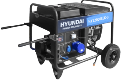 Generador a gasolina trifásico 10KW HY12000LEK3 220V  Hyundai1