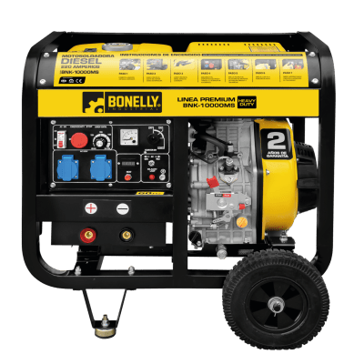 MOTOSOLDADORA DIESEL BNK-10000MS MONOFÁSICO 220V / 60Hz 220 AMP BONELLY1