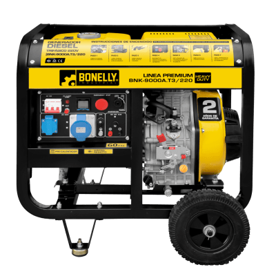 GENERADOR DIESEL BNK-9000A.T3/220 5.5 - 6 KW TRIFÁSICO BONELLY2