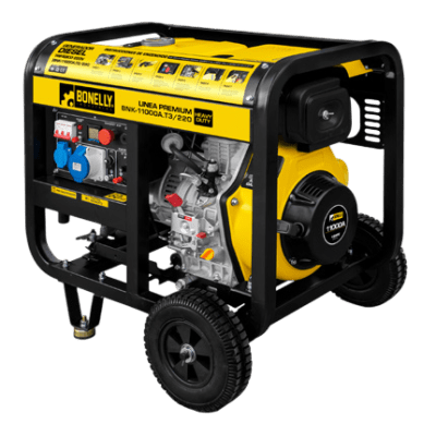 GENERADOR DIESEL ABIERTO  BNK-11000A.T3/220 TRIFÁSICO 220V/60Hz 7.3 - 8.3KW  BONELLY1