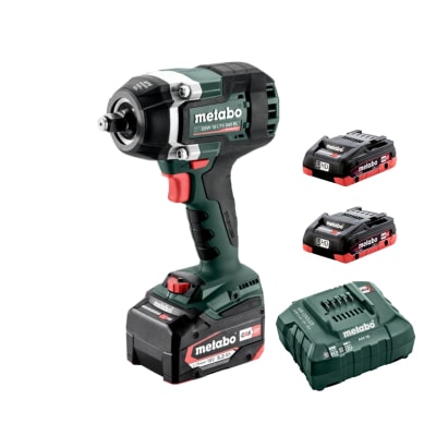 Llave de impacto a bateria SSW18 LTX 800 BL (2x5,2Ah, ASC 55, metaBOX) 602403650 Metabo7