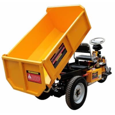 Mini Dumper 1.5tn Eléctrico 3500W - Transmisión doble cadena. Freno Mecánico + Cargador Individual1